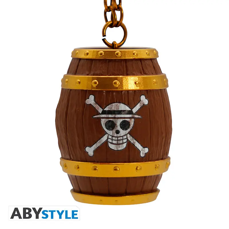 ONE PIECE - Keychain 3D "Barrel"