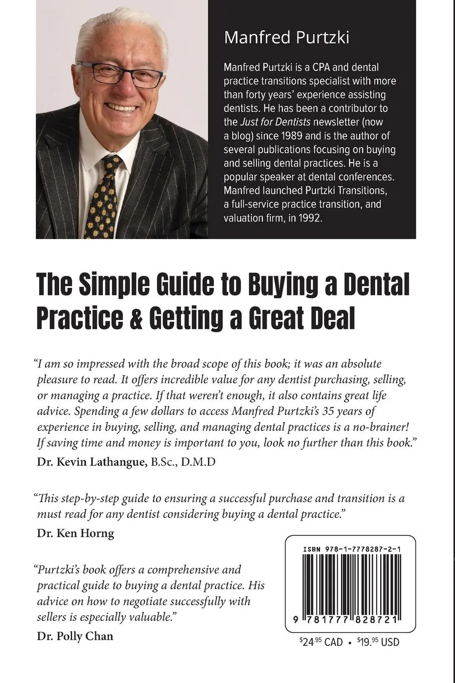 Rückseite: 9781777828721 | The Simple Guide to Buying a Dental Practice &amp; Getting a Great Deal