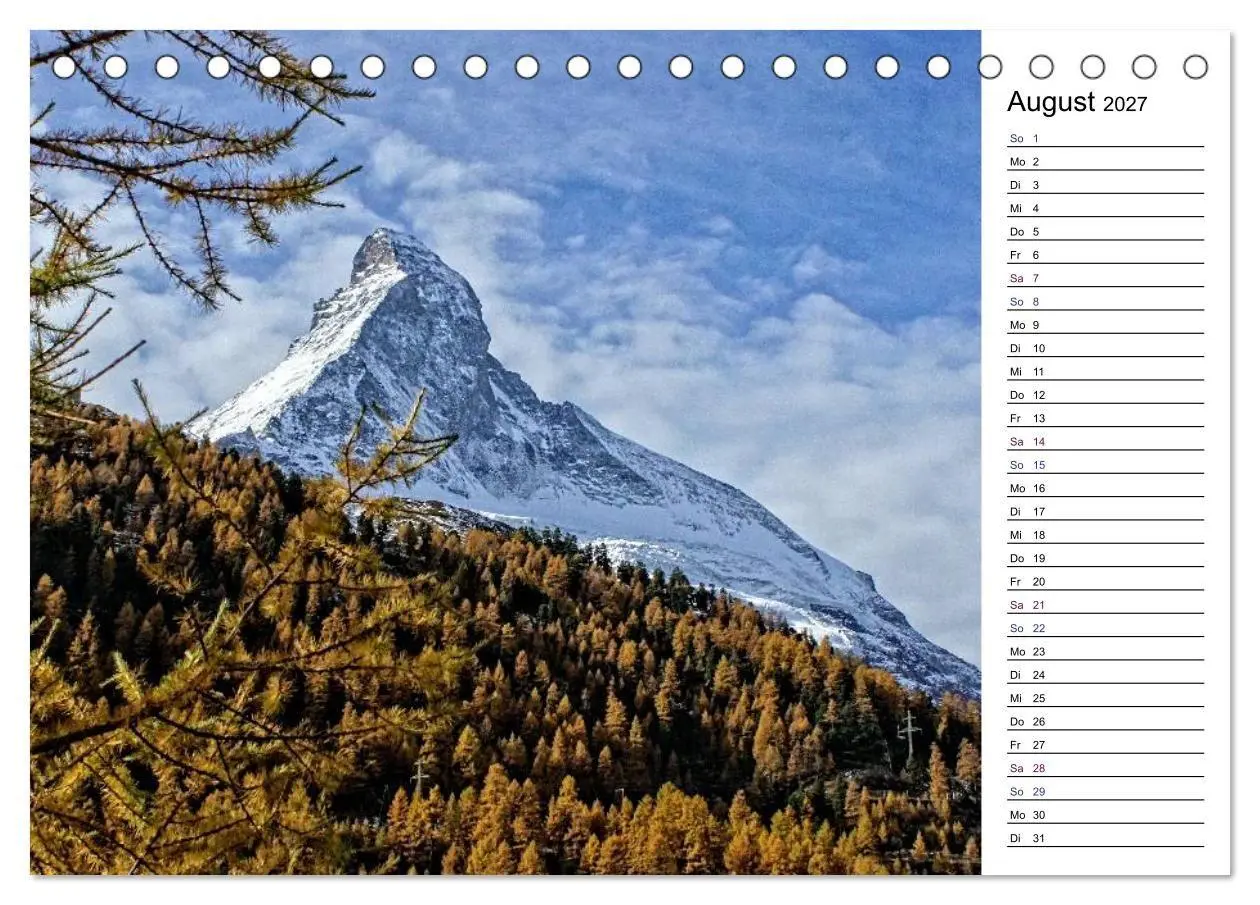 Bild: 9783569968721 | Matterhorn. Der Berg der Berge (Tischkalender 2027 DIN A5 quer),...