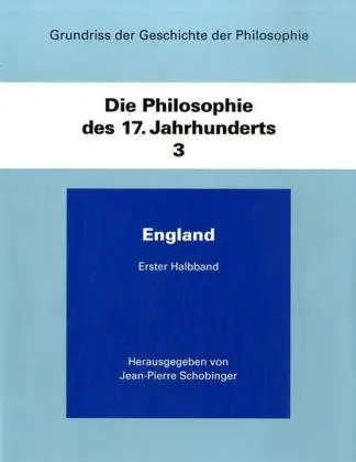 Cover: 9783796508721 | Grundriss der Geschichte der Philosophie / Die Philosophie des 17....