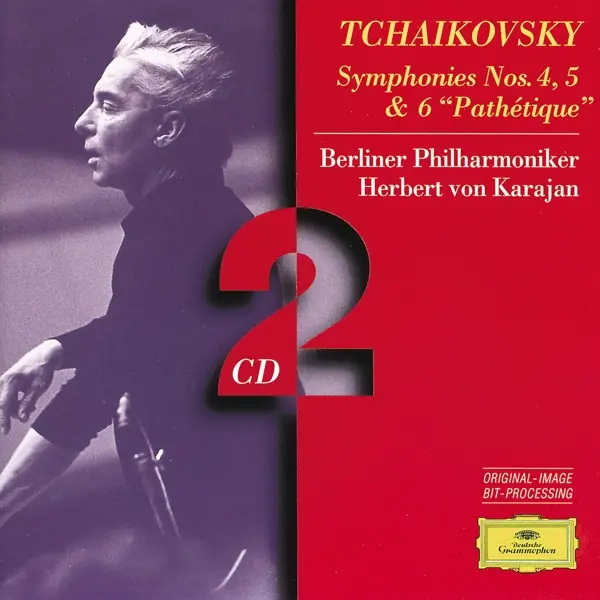 Cover: 28945308821 | Sinfonien 4/5/6 | Dirigent: Herbert von Karajan - 2CDs | Tschaikowsky