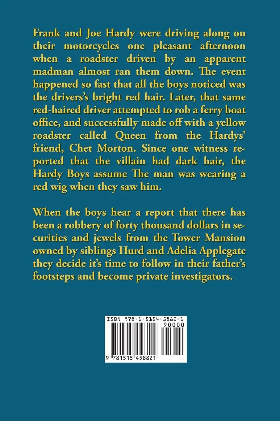 Rückseite: 9781515458821 | The Tower Treasure | Franklin W. Dixon | Taschenbuch | Englisch | 2023