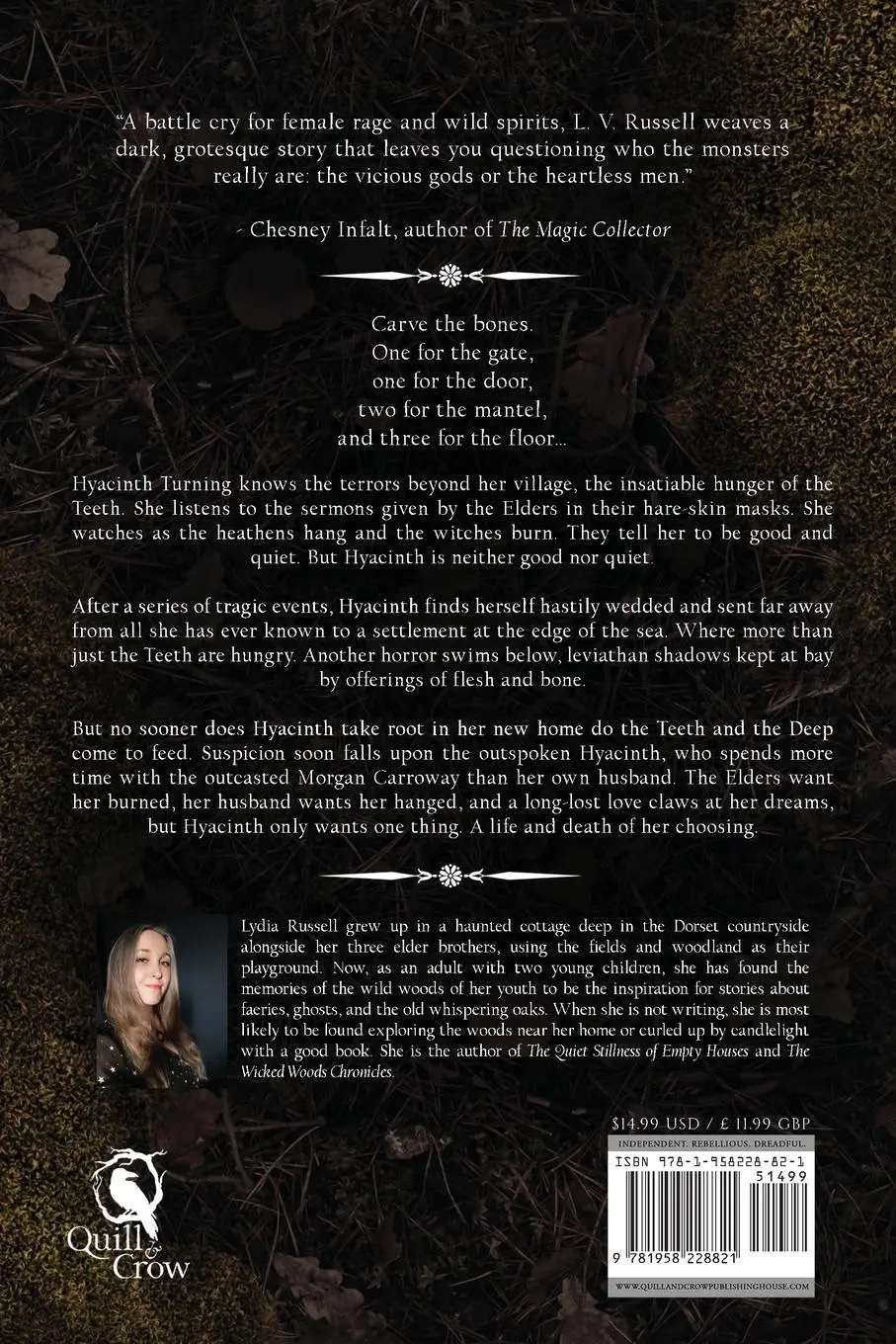 Rückseite: 9781958228821 | The Bone Drenched Woods | L. V. Russell | Taschenbuch | Englisch