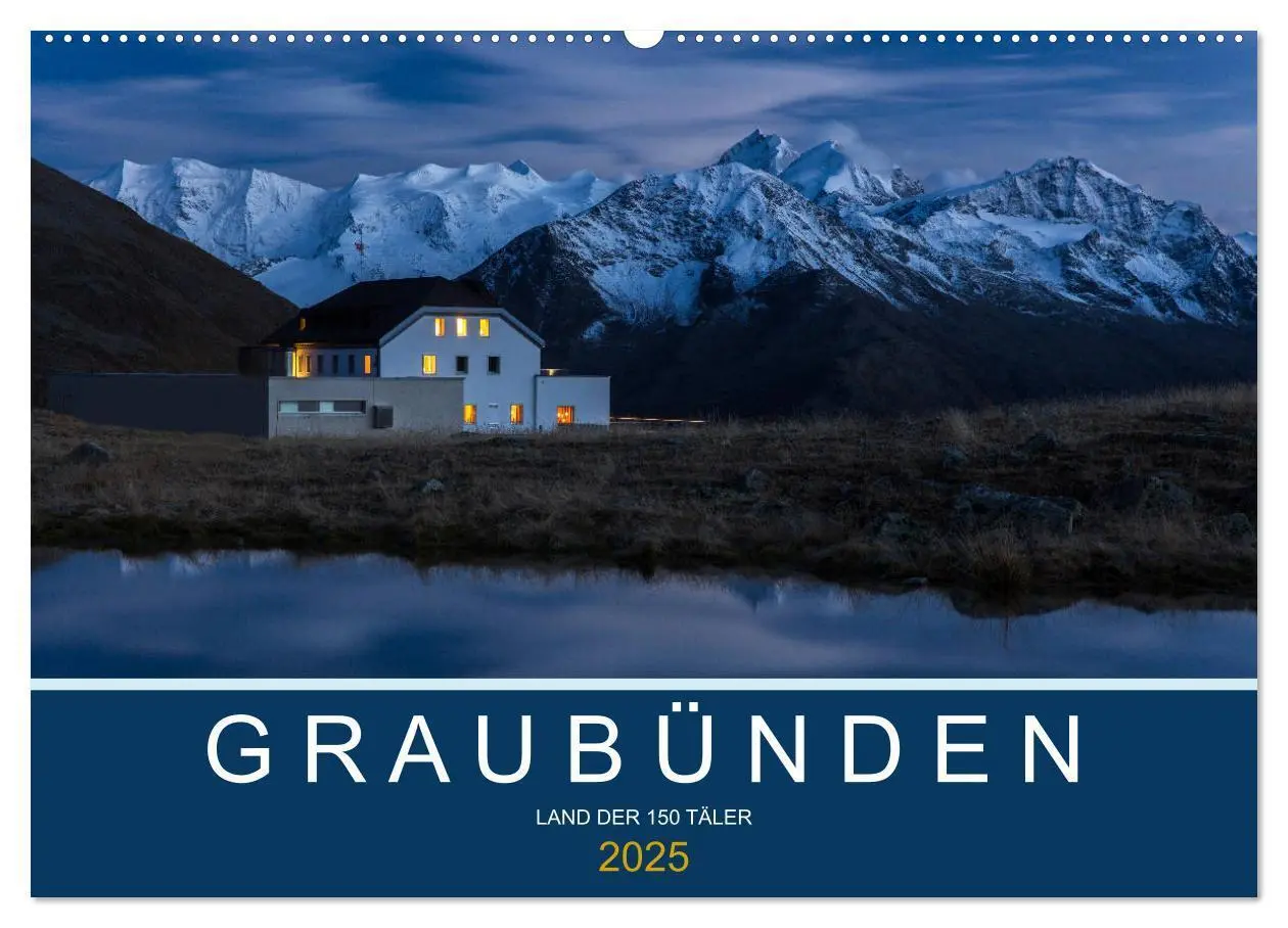 Cover: 9783435448821 | Graubünden - Land der 150 Täler (Wandkalender 2025 DIN A2 quer),...