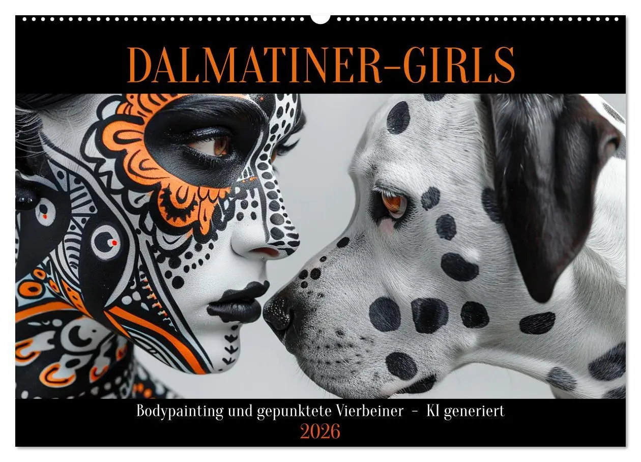 Cover: 9783457398821 | Dalmatinergirls (Wandkalender 2026 DIN A2 quer), CALVENDO...