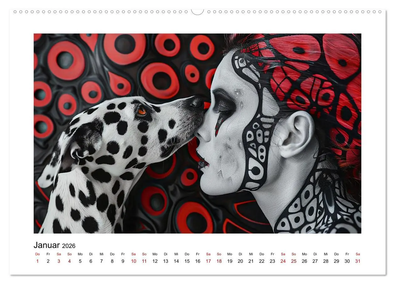 Bild: 9783457398821 | Dalmatinergirls (Wandkalender 2026 DIN A2 quer), CALVENDO...