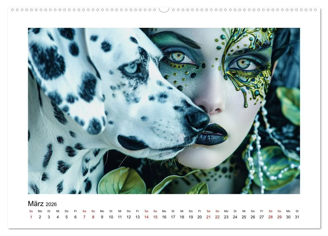 Bild: 9783457398821 | Dalmatinergirls (Wandkalender 2026 DIN A2 quer), CALVENDO...