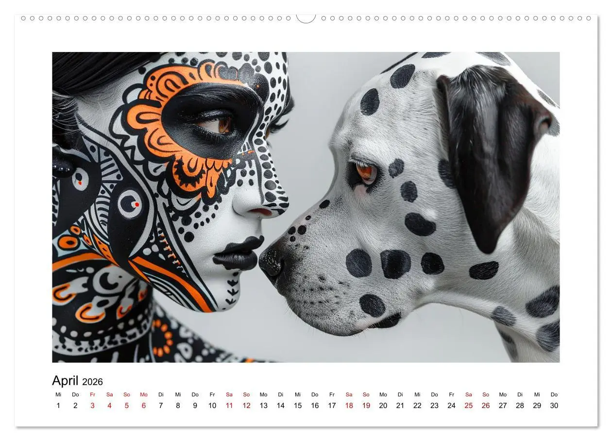 Bild: 9783457398821 | Dalmatinergirls (Wandkalender 2026 DIN A2 quer), CALVENDO...