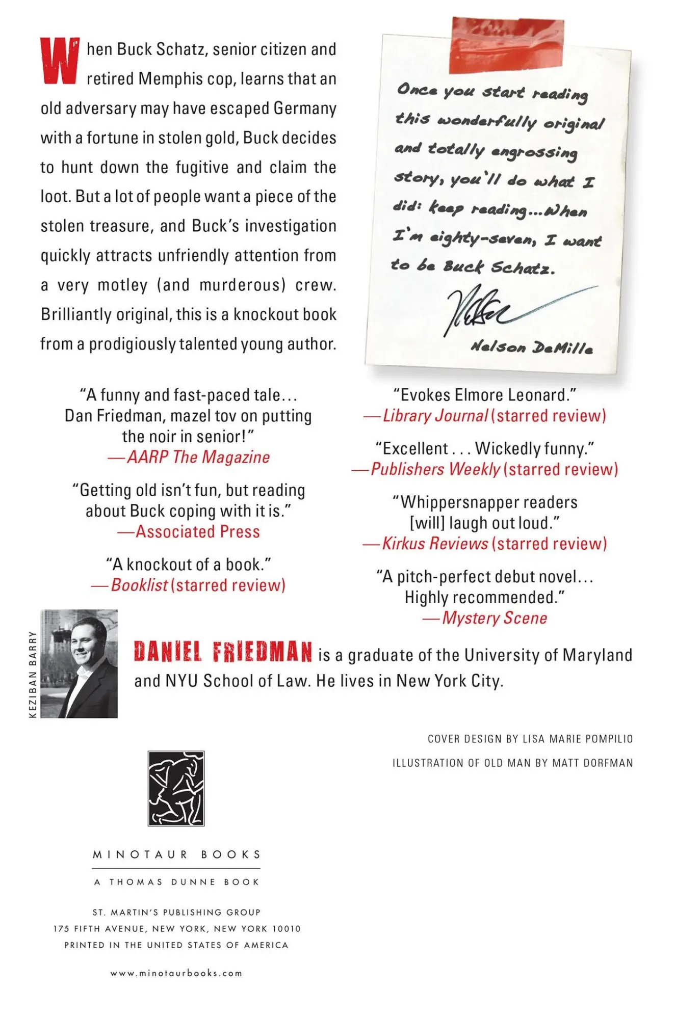 Rückseite: 9781250028921 | Don't Ever Get Old | Daniel Friedman | Taschenbuch | 302 S. | Englisch