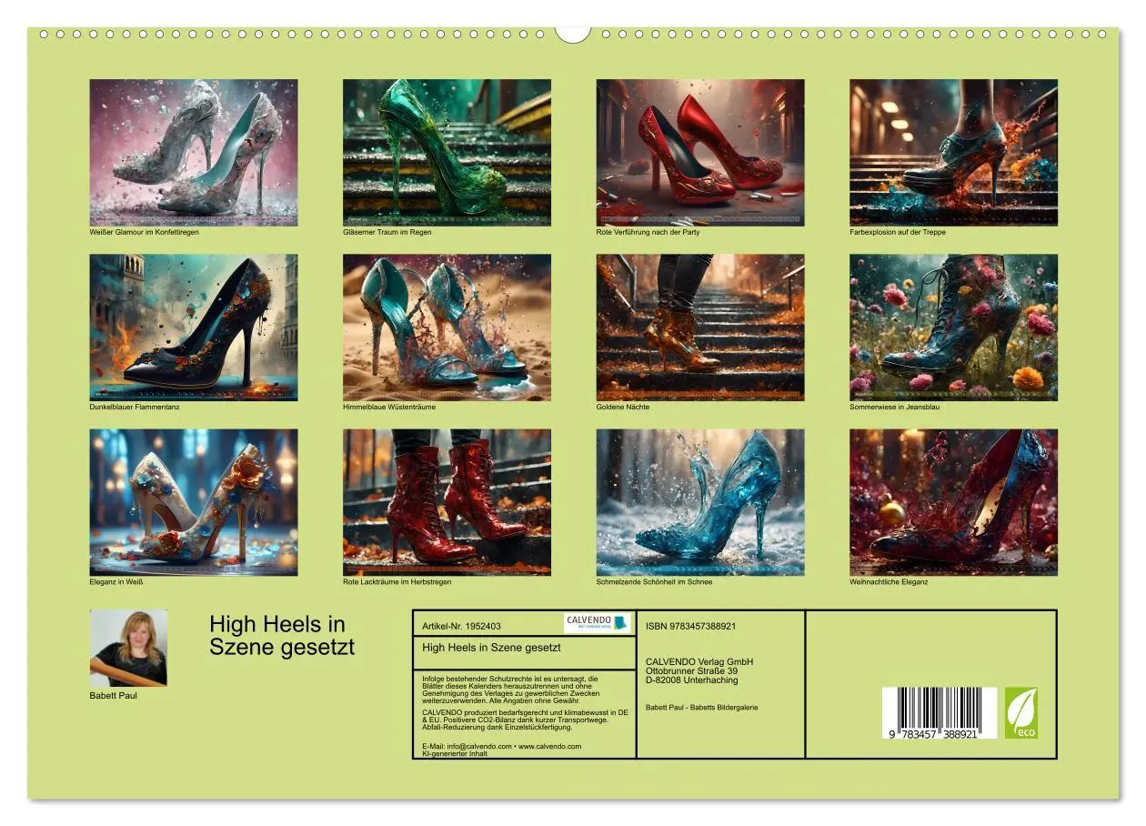 Bild: 9783457388921 | High Heels in Szene gesetzt (hochwertiger Premium Wandkalender 2026...