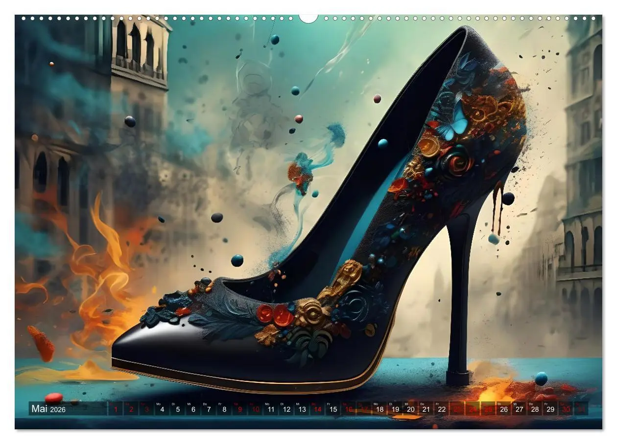 Bild: 9783457388921 | High Heels in Szene gesetzt (hochwertiger Premium Wandkalender 2026...