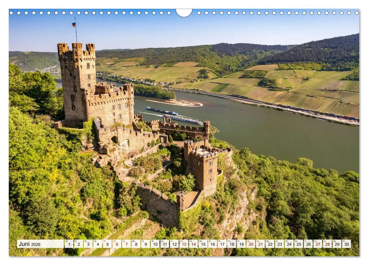 Bild: 9783457458921 | Der Rhein (Wandkalender 2026 DIN A3 quer), CALVENDO Monatskalender