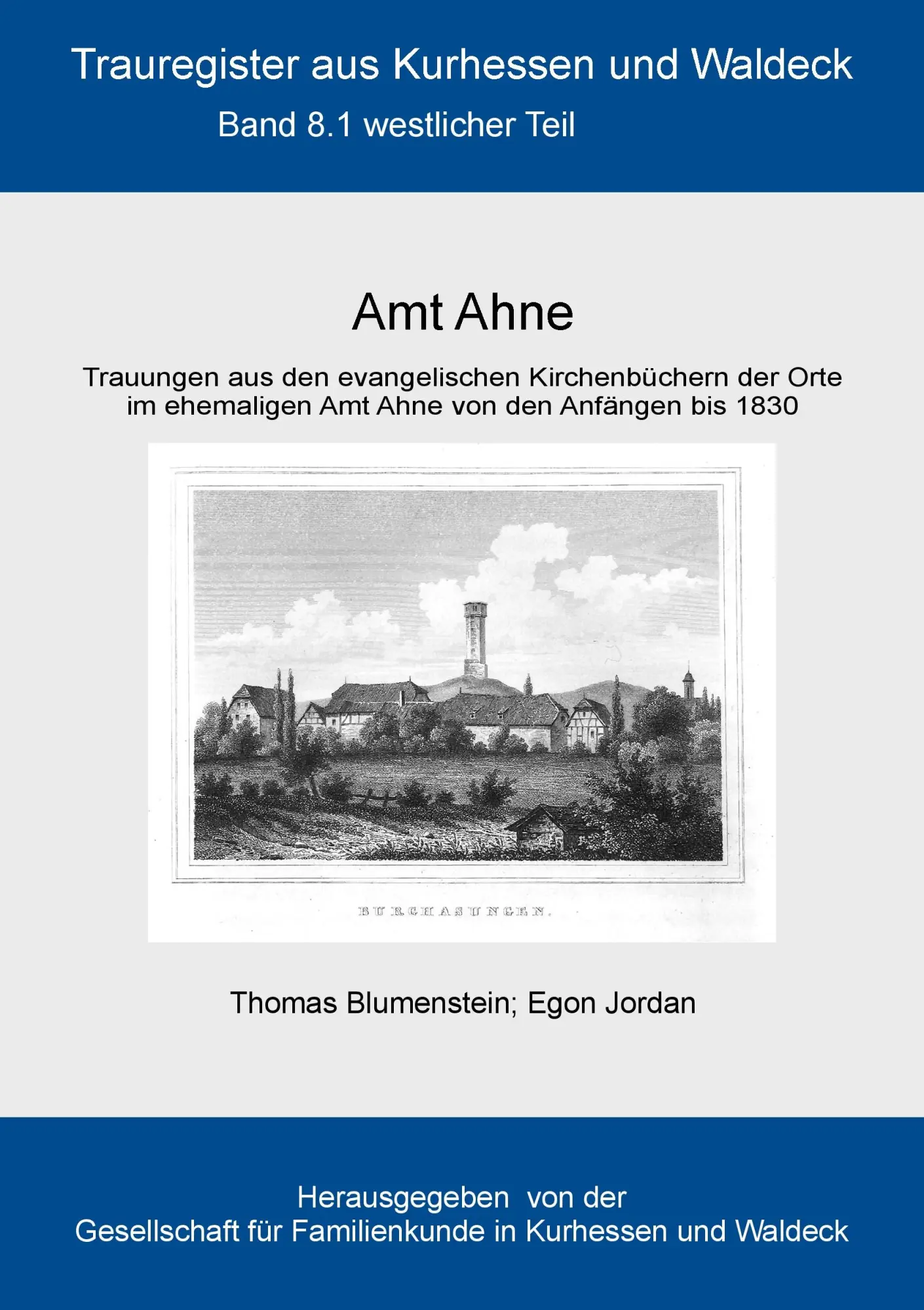 Cover: 9783744868921 | Amt Ahne | Teil 1: Westlicher Teil | Thomas Blumenstein (u. a.) | Buch