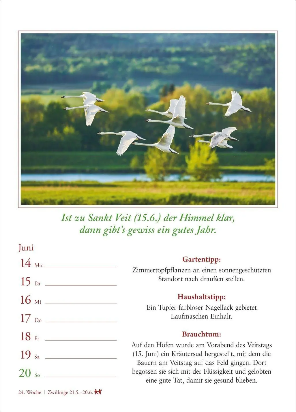 Bild: 9783840038921 | Bauernweisheiten Wochenkalender 2027 - Bauernregeln, Brauchtum,...