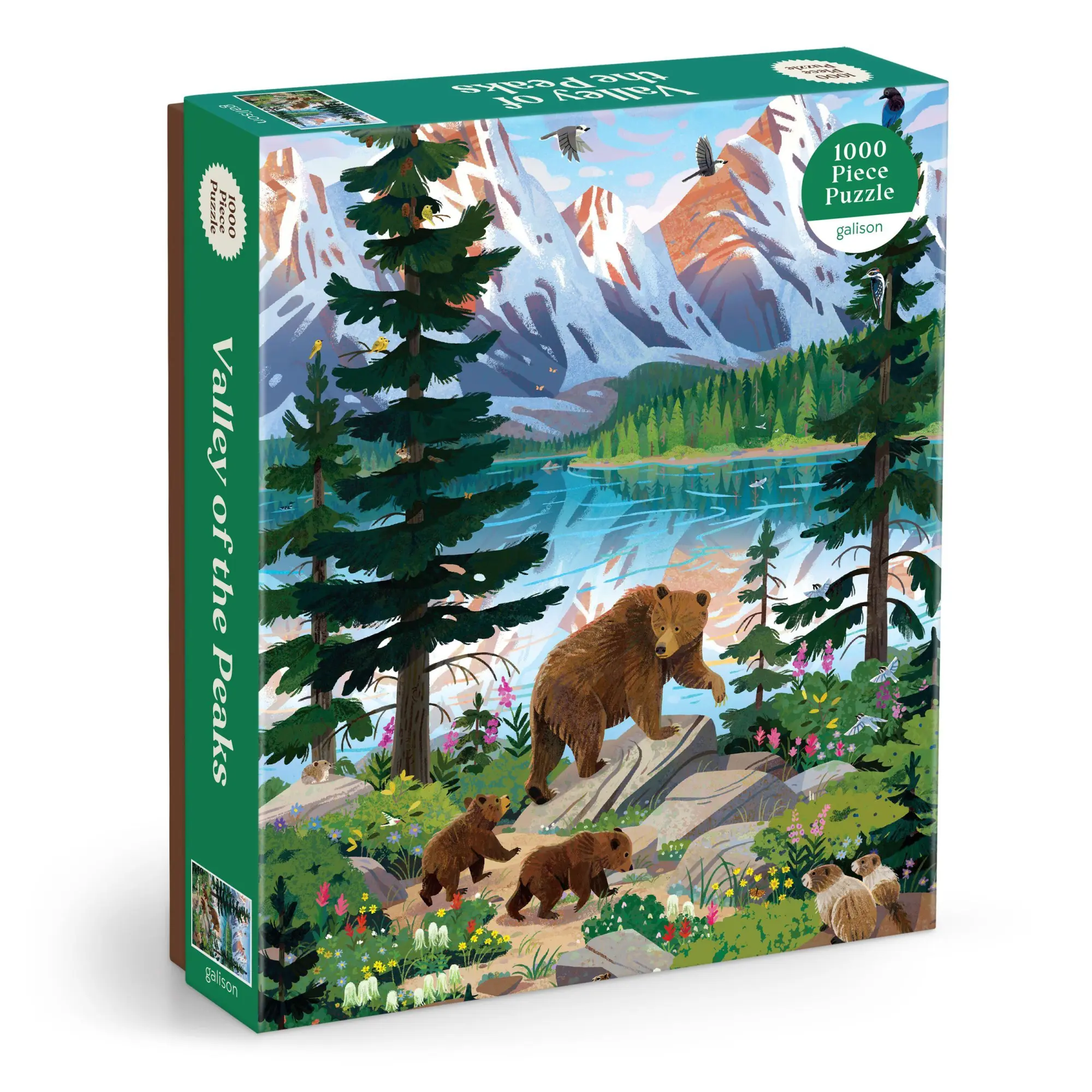 Cover: 9780735389021 | Valley Of The Peaks 1000 Piece Puzzle | Galison | Spiel | Galison