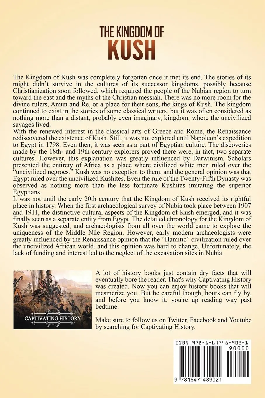 Rückseite: 9781647489021 | The Kingdom of Kush | Captivating History | Taschenbuch | Englisch