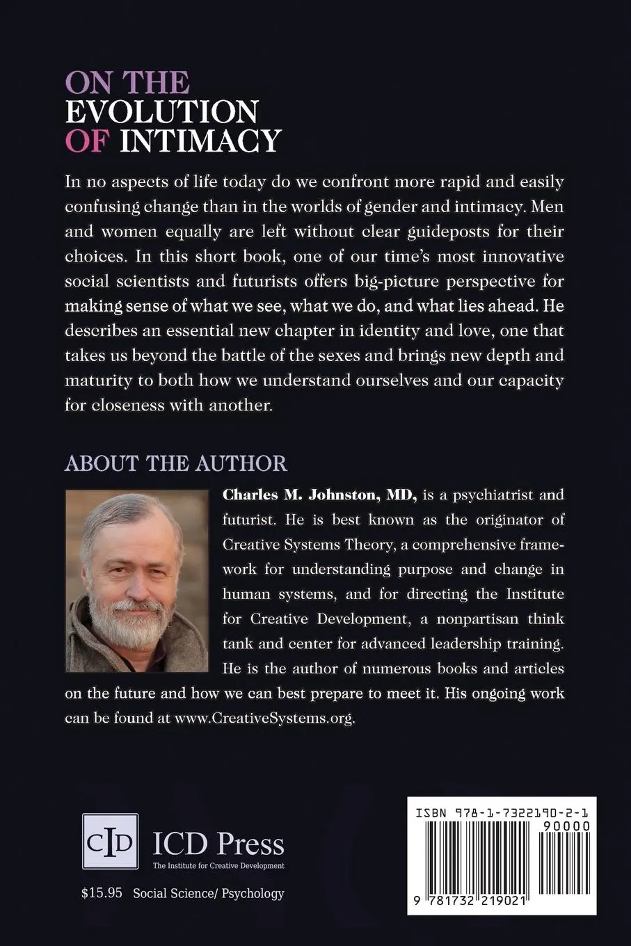 Rückseite: 9781732219021 | On the Evolution of Intimacy | Charles M Johnston | Taschenbuch | 2019