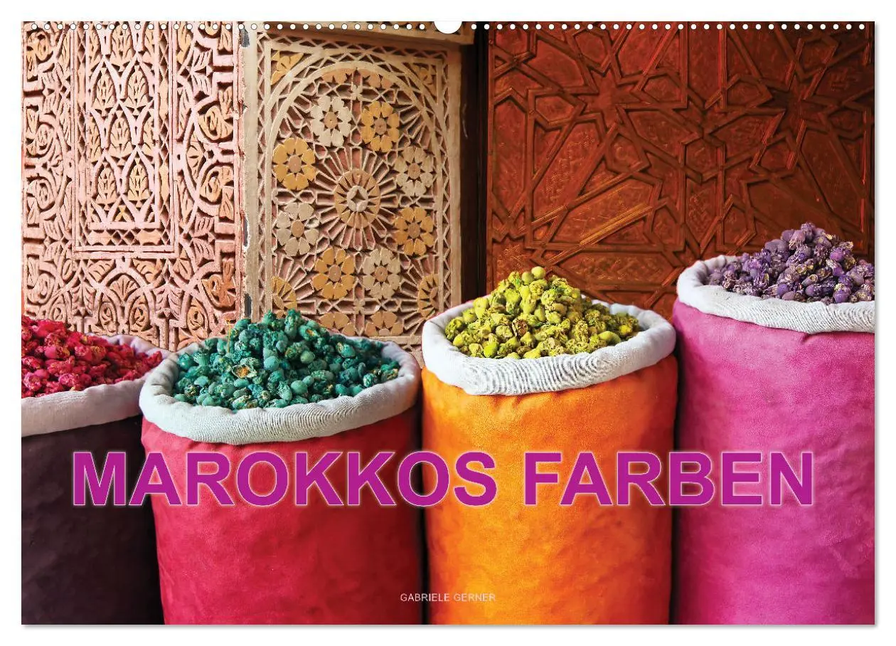 Cover: 9783457899021 | Marokkos Farben (Wandkalender 2026 DIN A2 quer), CALVENDO...