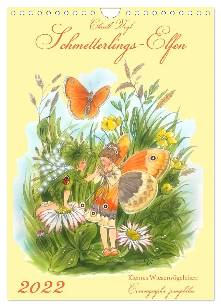 Cover: 9783516369021 | Schmetterlings-Elfen (Wandkalender 2026 DIN A4 hoch), CALVENDO...
