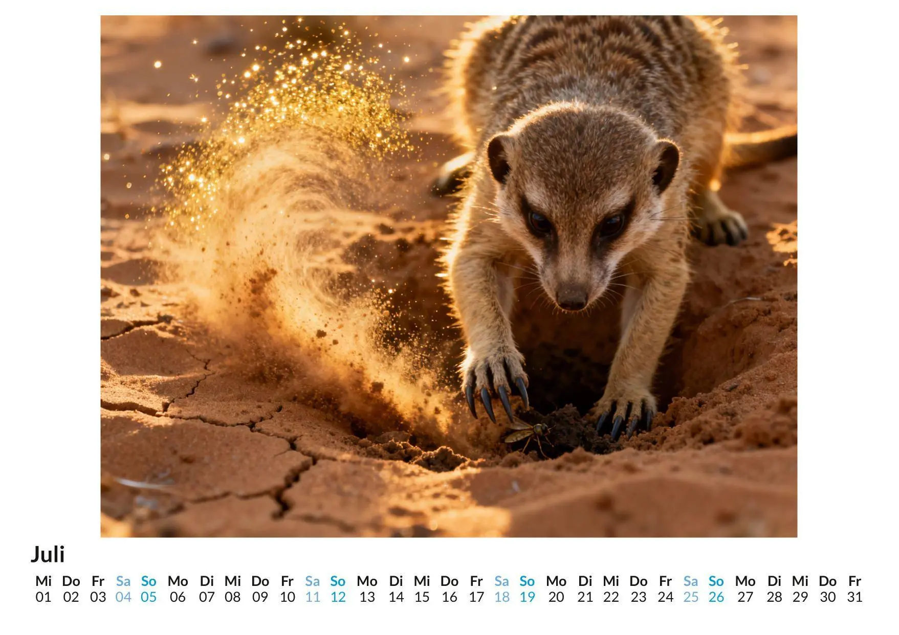 Bild: 9783695329021 | Erdmännchen | Emily Hoffmann | Kalender | Deutsch | 2026 | FlipFlop