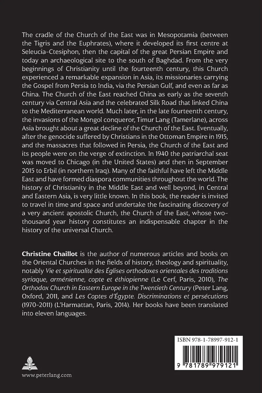 Rückseite: 9781789979121 | The Assyrian Church of the East | History and Geography | Chaillot
