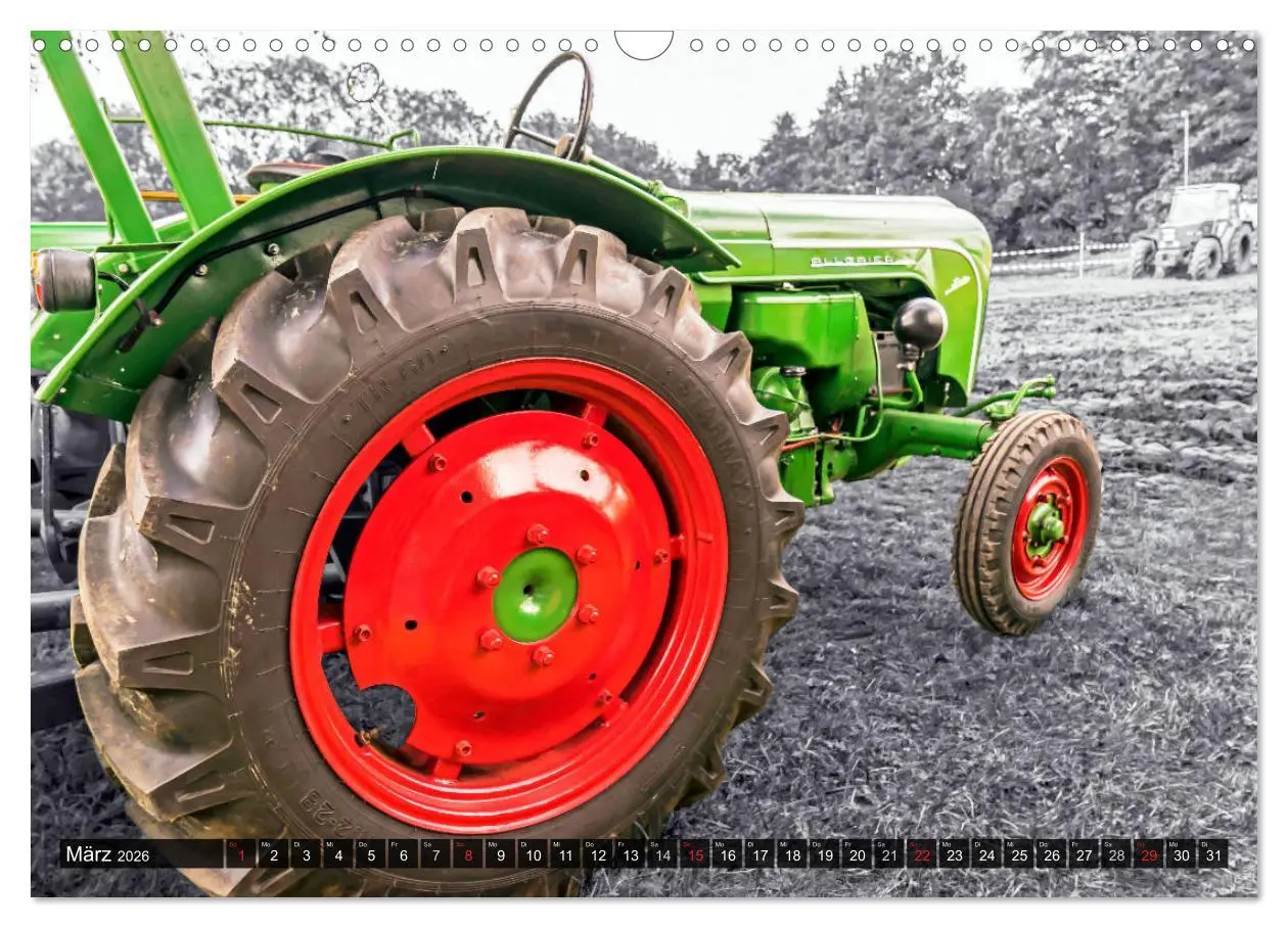 Bild: 9783457889121 | Trecker-Liebhaber (Wandkalender 2026 DIN A3 quer), CALVENDO...
