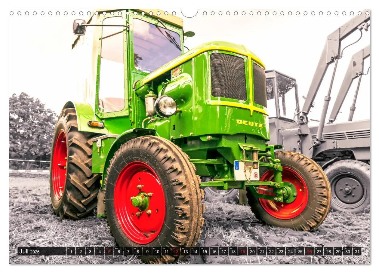 Bild: 9783457889121 | Trecker-Liebhaber (Wandkalender 2026 DIN A3 quer), CALVENDO...