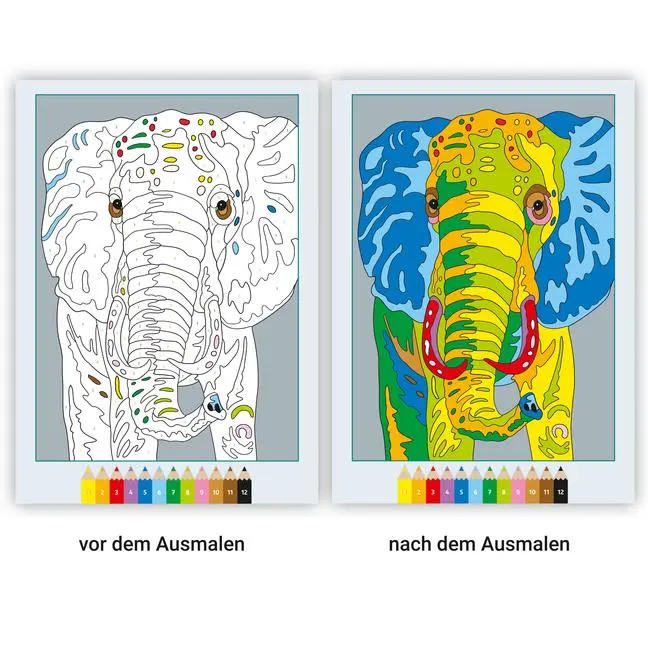 Bild: 9783473489121 | CreArt Malen nach Zahlen ab 7: Wilde Tiere | Maja Wagner | Taschenbuch