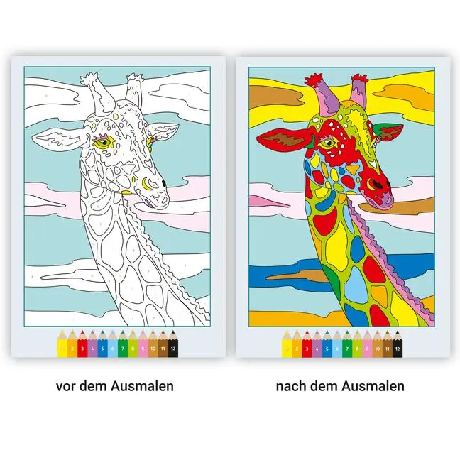 Bild: 9783473489121 | CreArt Malen nach Zahlen ab 7: Wilde Tiere | Maja Wagner | Taschenbuch