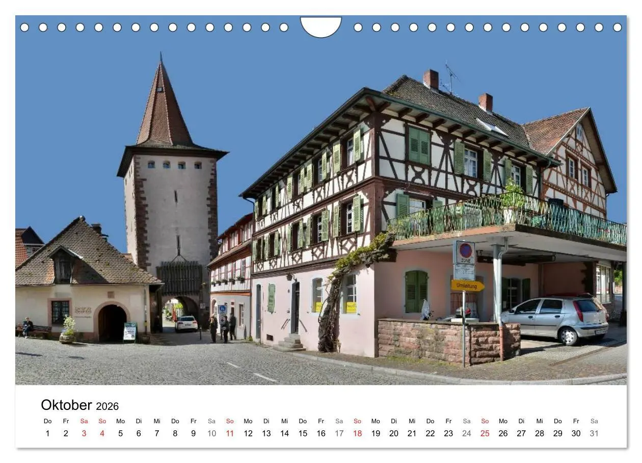 Bild: 9783516049121 | Gengenbach - romantisches Kleinod im Schwarzwald (Wandkalender 2026...