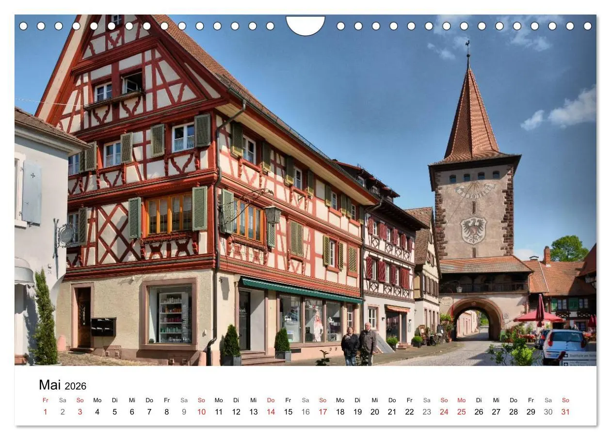 Bild: 9783516049121 | Gengenbach - romantisches Kleinod im Schwarzwald (Wandkalender 2026...