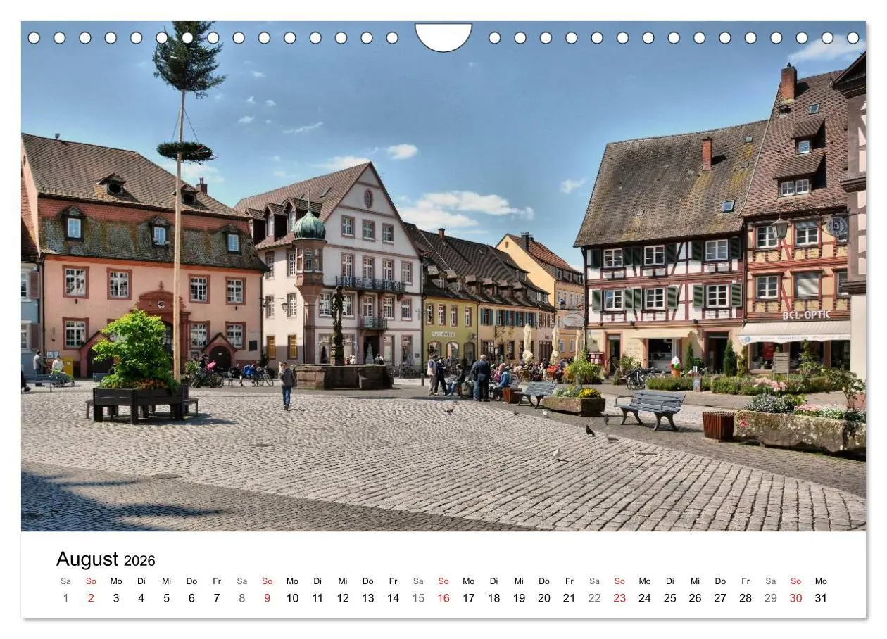 Bild: 9783516049121 | Gengenbach - romantisches Kleinod im Schwarzwald (Wandkalender 2026...