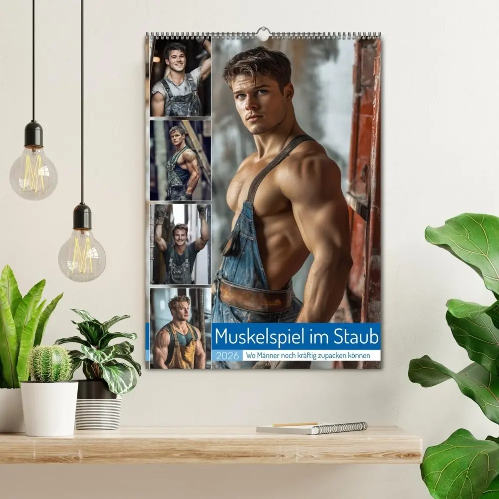 Bild: 9783516599121 | Muskelspiel im Staub (Wandkalender 2026 DIN A2 hoch), CALVENDO...
