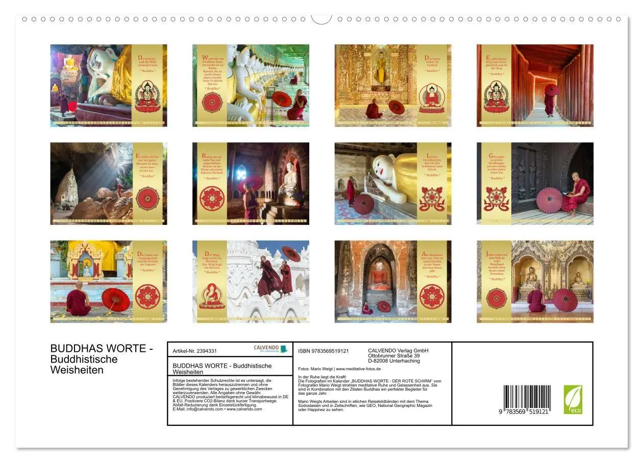 Bild: 9783569519121 | BUDDHAS WORTE - Buddhistische Weisheiten (hochwertiger Premium...