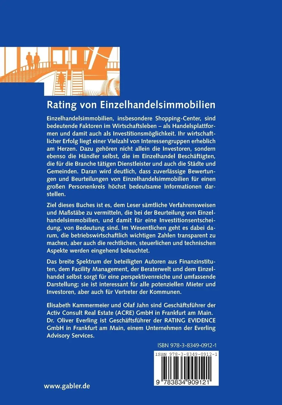 Rückseite: 9783834909121 | Rating von Einzelhandelsimmobilien | Oliver Everling (u. a.) | Buch
