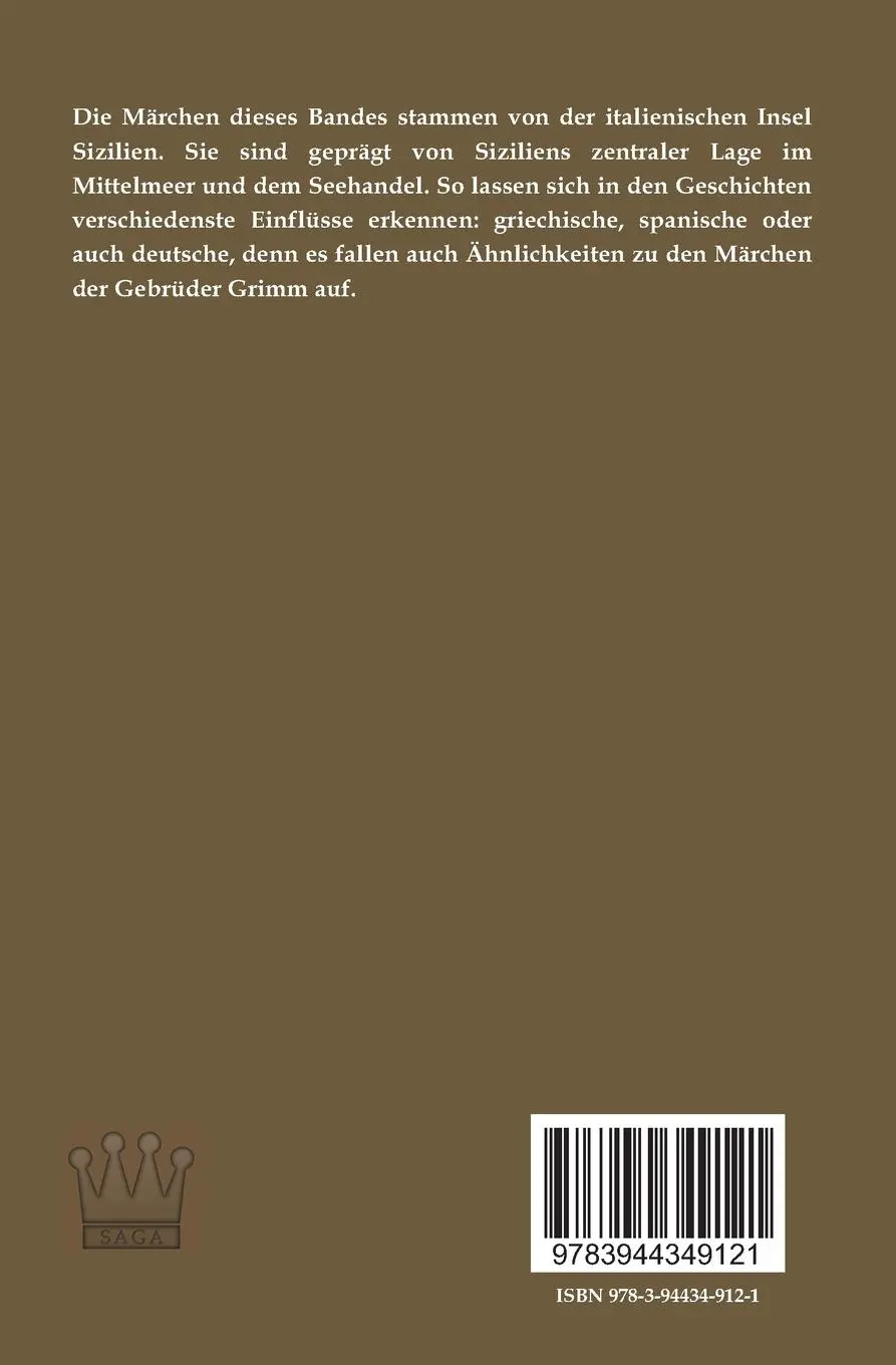 Rückseite: 9783944349121 | Sizilianische Märchen | Franziska Hauschild | Taschenbuch | Paperback