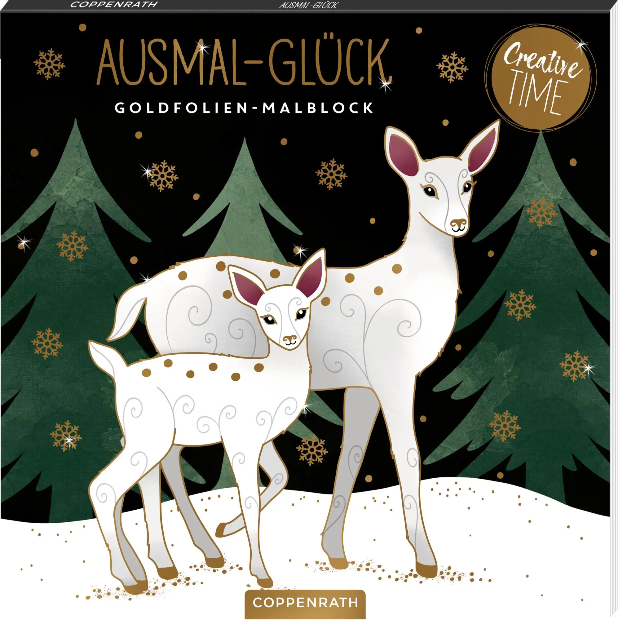 Cover: 4050003959221 | Ausmal-Glück Goldfolien-Malblock | Magic Winter | Susanna Hatkemper