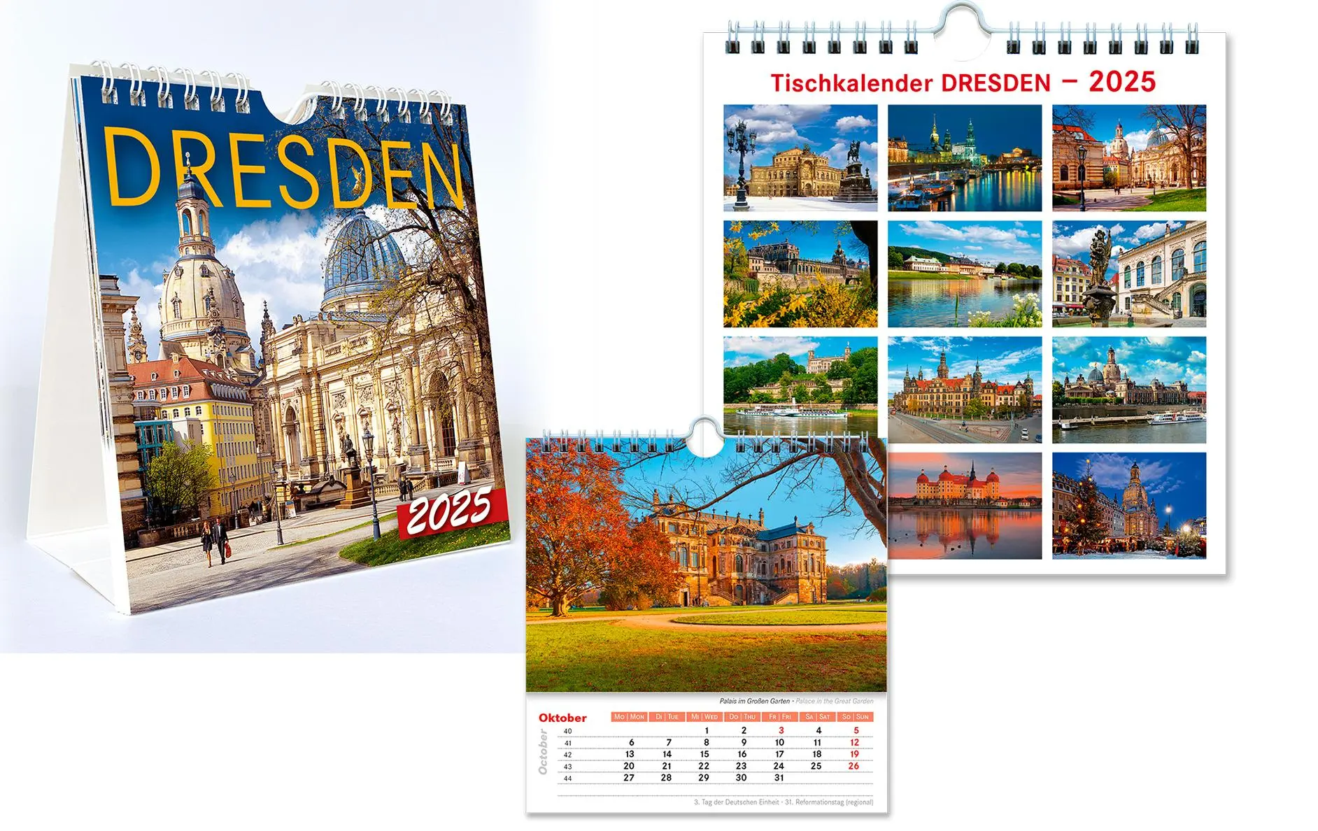Bild: 4250582399221 | Kalender Dresden 2026 | 13,5x14 cm - Tischkalender | B&amp;V Verlag | 2026