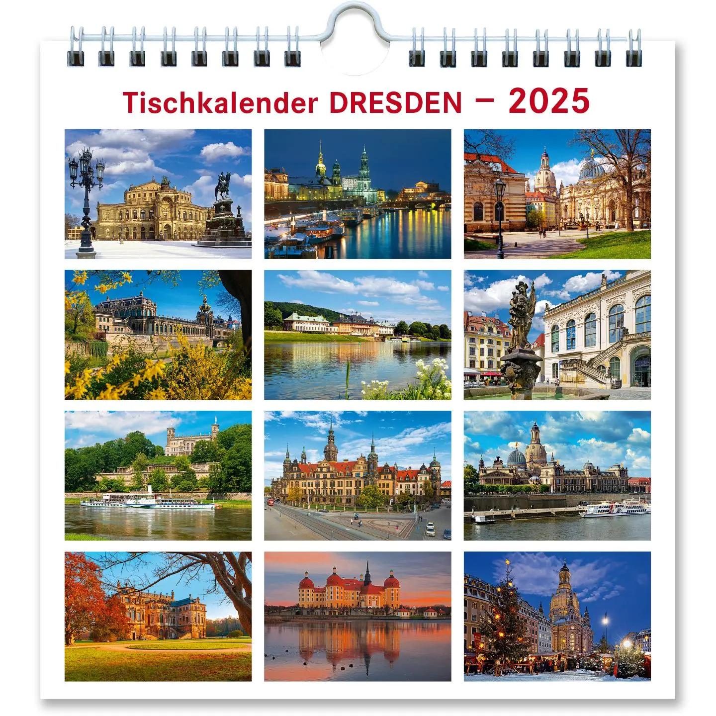 Bild: 4250582399221 | Kalender Dresden 2026 | 13,5x14 cm - Tischkalender | B&amp;V Verlag | 2026