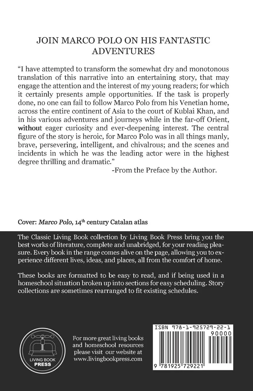 Rückseite: 9781925729221 | Marco Polo | his travels and adventures | George Makepeace Towle
