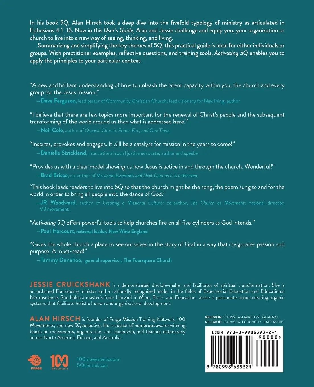 Rückseite: 9780998639321 | Activating 5Q | A User's Guide | Alan Hirsch (u. a.) | Taschenbuch