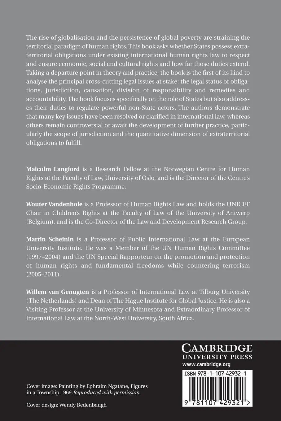 Rückseite: 9781107429321 | Global Justice, State Duties | Malcolm Langford (u. a.) | Taschenbuch