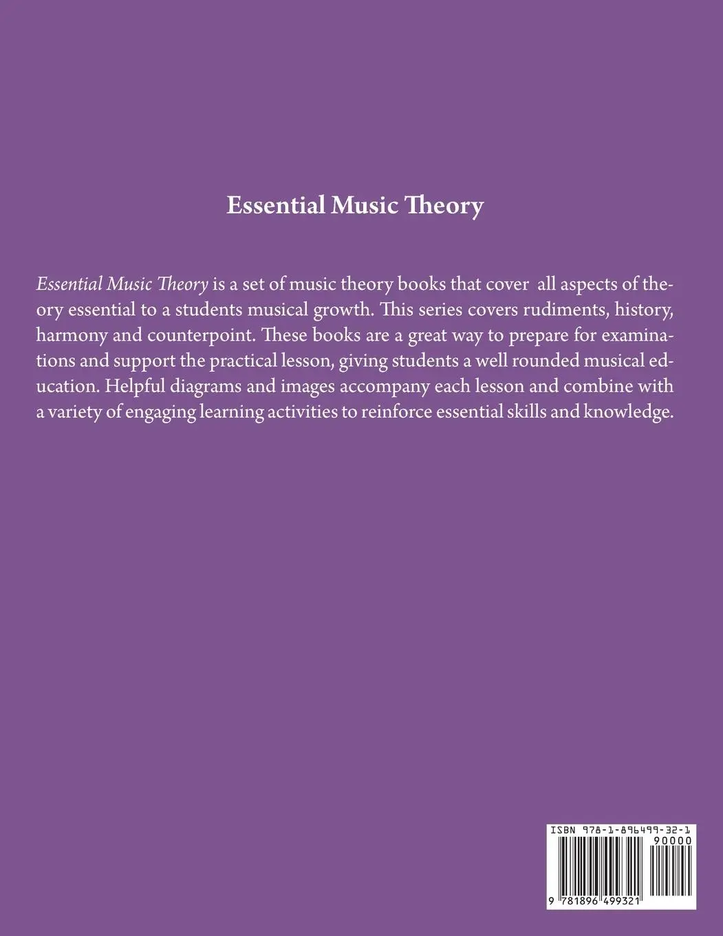 Rückseite: 9781896499321 | Essential Music Theory Level 7 | Mark Sarnecki | Taschenbuch | 2023