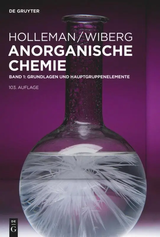 Cover: 9783110269321 | Anorganische Chemie 1 - Grundlagen und Hauptgruppenelemente | Buch Cover: 9783110269321 | Anorganische Chemie 1 - Grundlagen und Hauptgruppenelemente | Buch