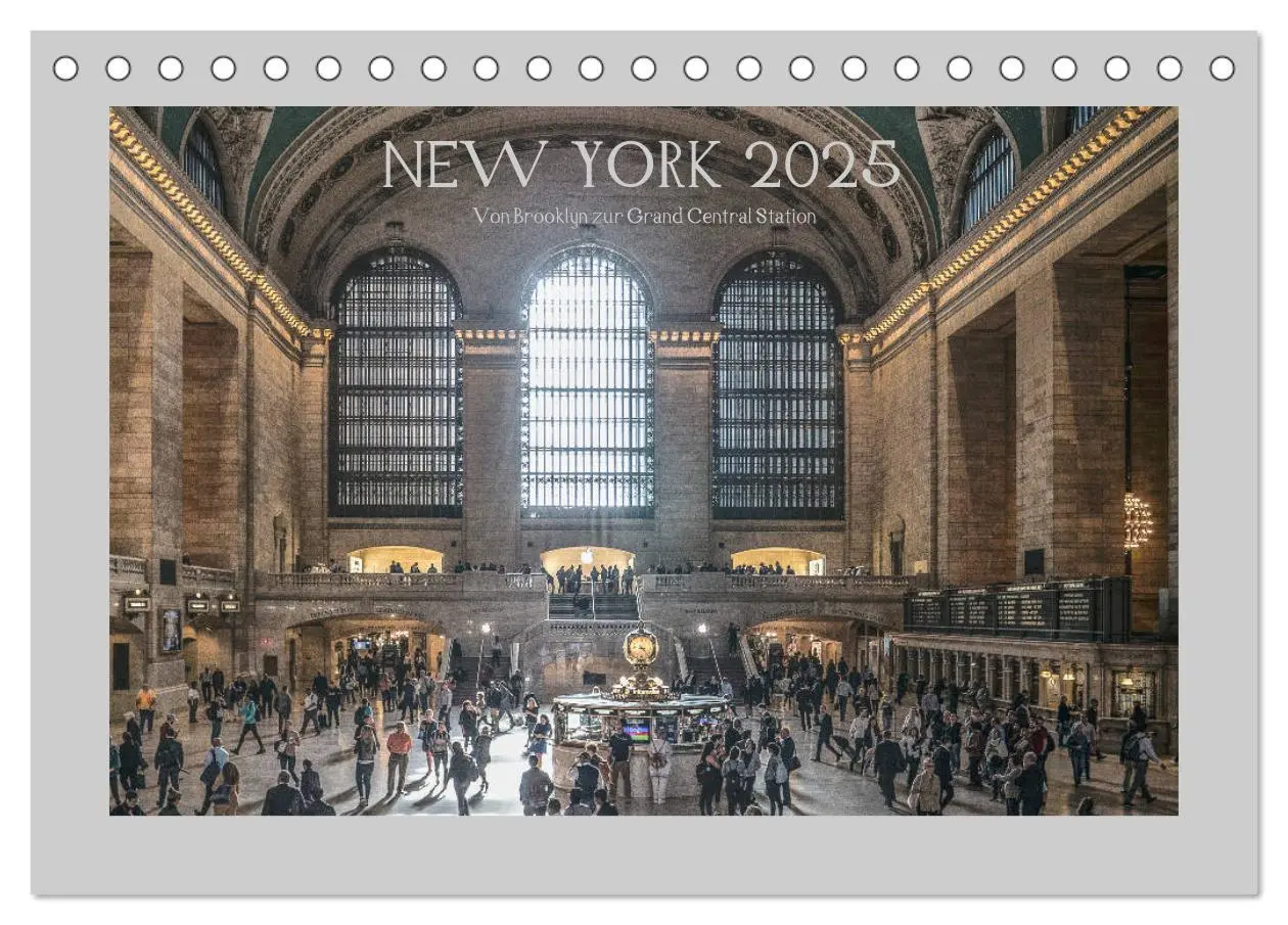 Cover: 9783435229321 | New York ¿ Von Brooklyn zur Grand Central Station (Tischkalender...
