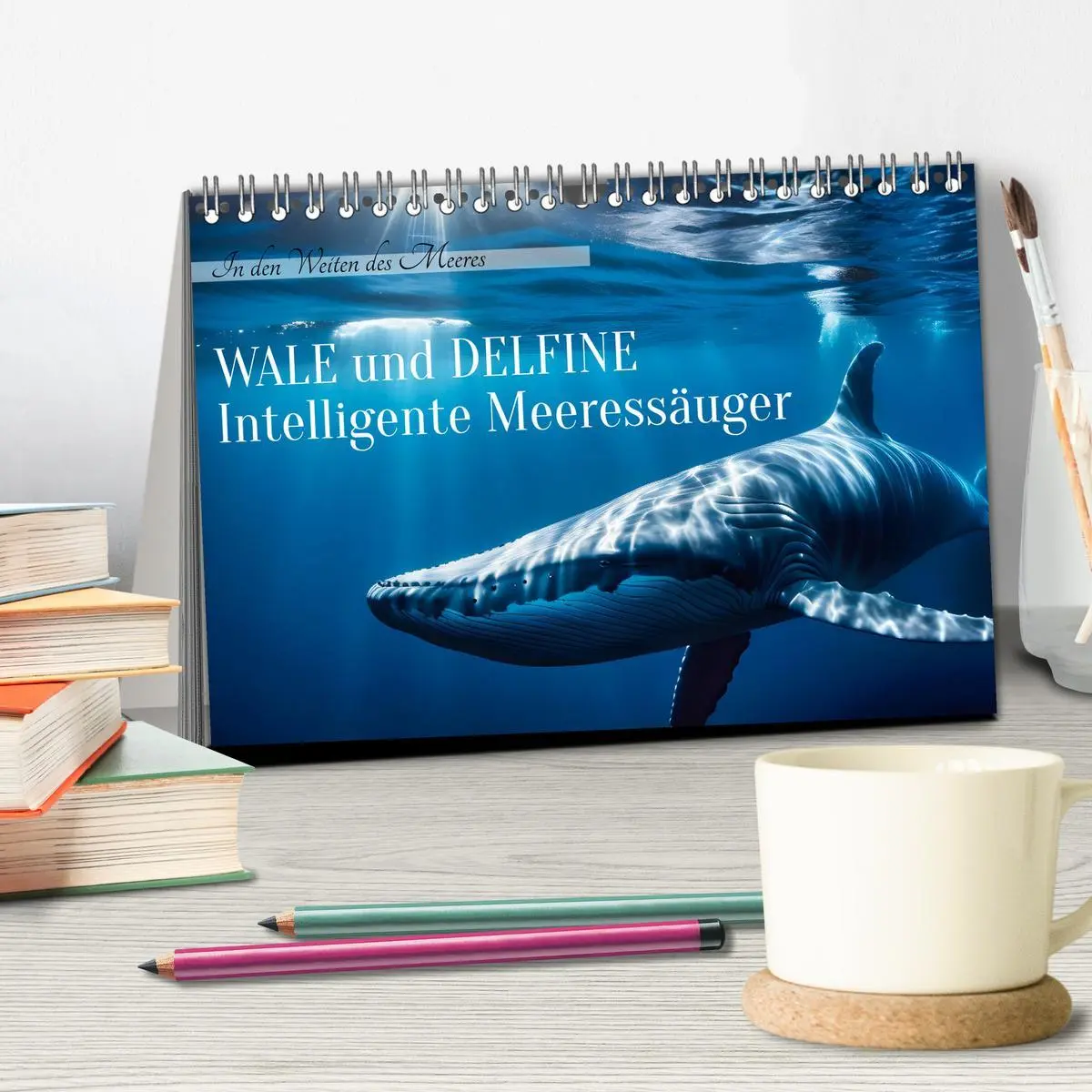 Bild: 9783457249321 | Wale und Delfine - Intelligente Meeressäuger (Tischkalender 2026...