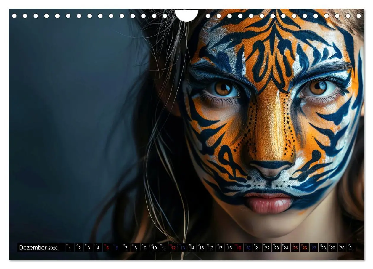 Bild: 9783457319321 | Faszination Bodypainting (Wandkalender 2026 DIN A4 quer), CALVENDO...