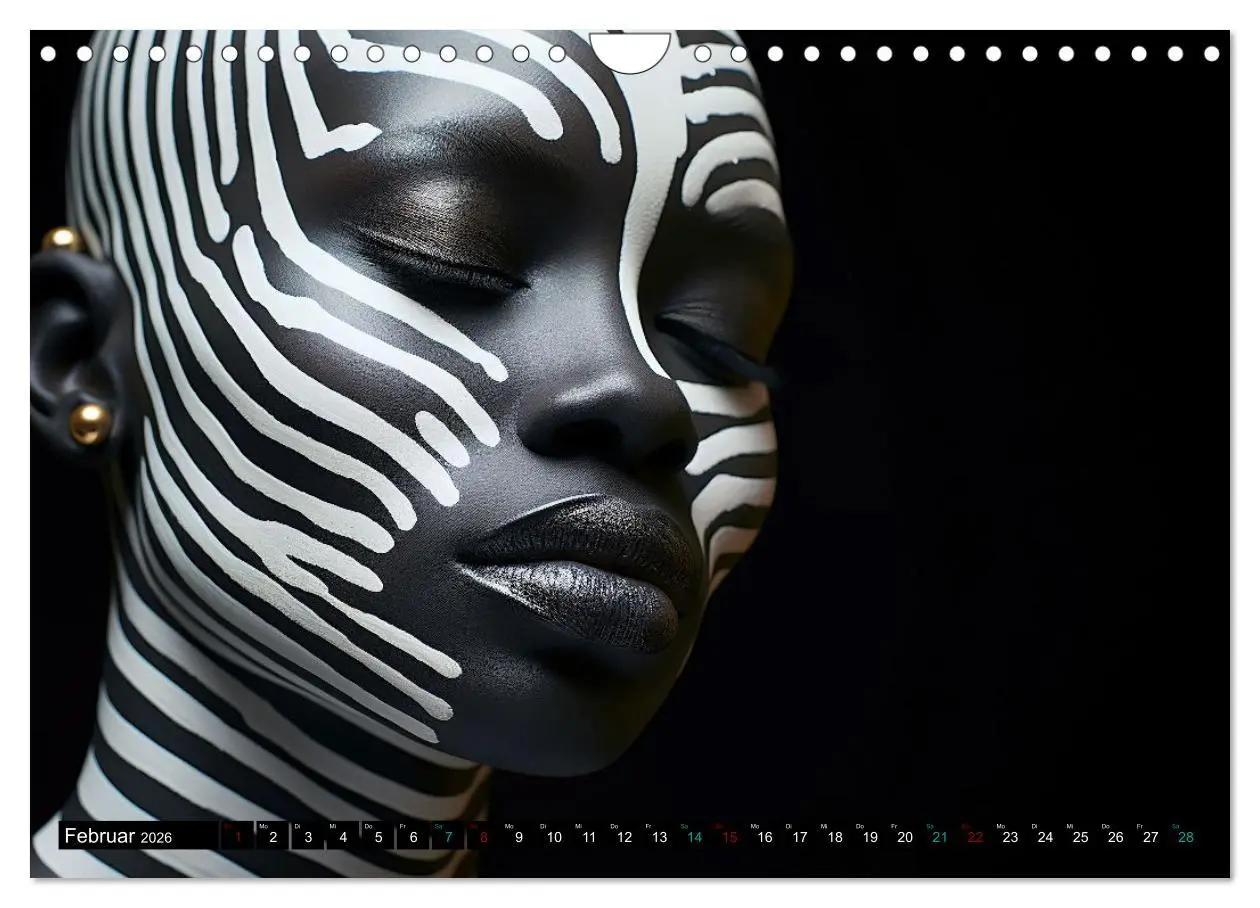 Bild: 9783457319321 | Faszination Bodypainting (Wandkalender 2026 DIN A4 quer), CALVENDO...