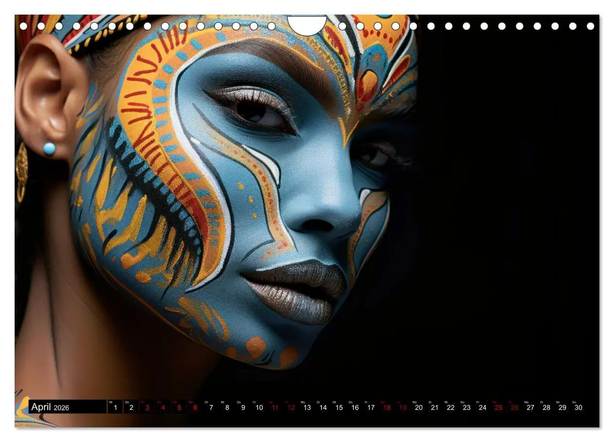 Bild: 9783457319321 | Faszination Bodypainting (Wandkalender 2026 DIN A4 quer), CALVENDO...