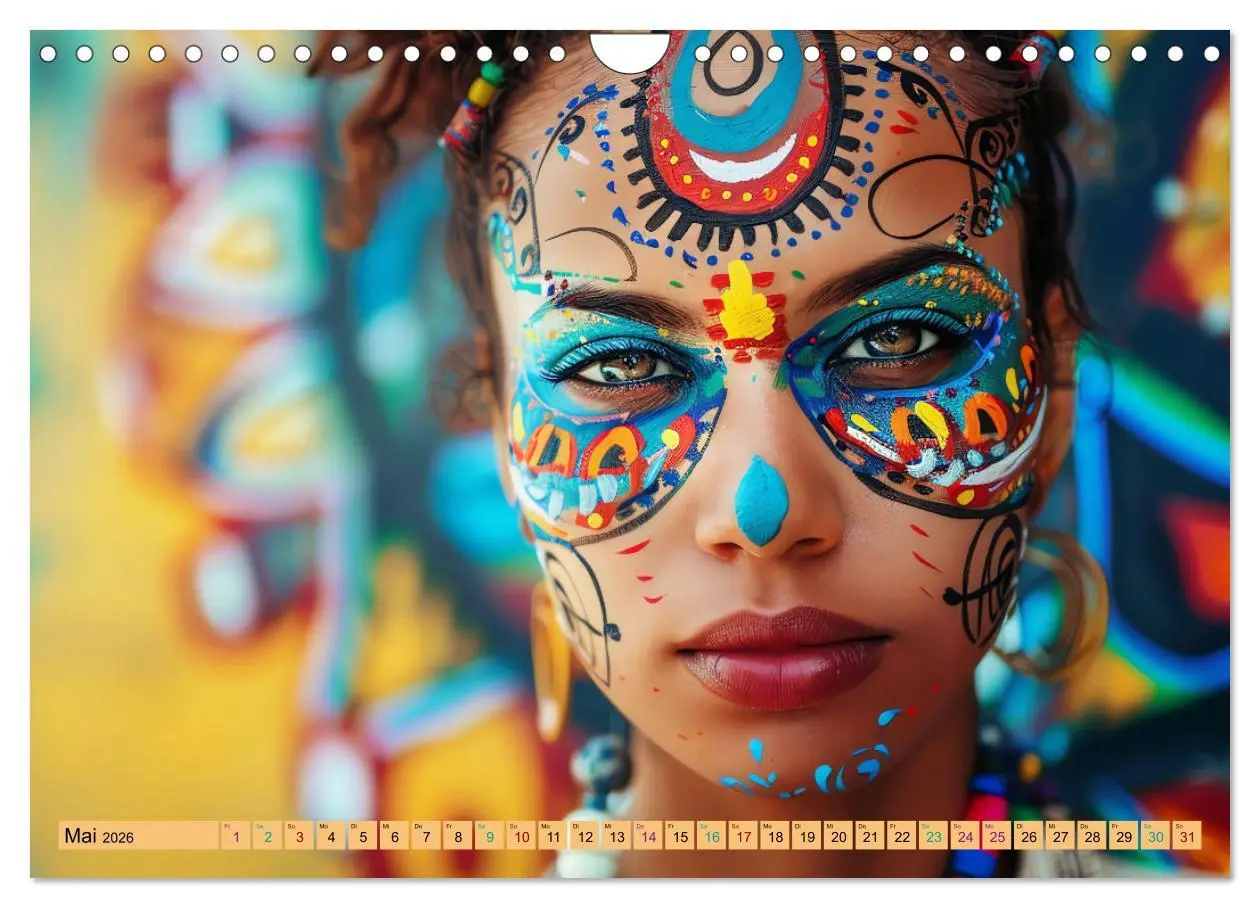 Bild: 9783457319321 | Faszination Bodypainting (Wandkalender 2026 DIN A4 quer), CALVENDO...